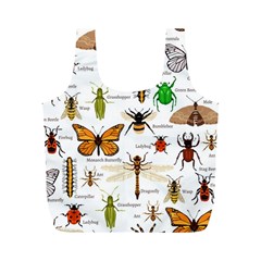 Insects-seamless-pattern Full Print Recycle Bag (M)