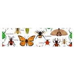 Insects-seamless-pattern Oblong Satin Scarf (16  x 60 ) Front