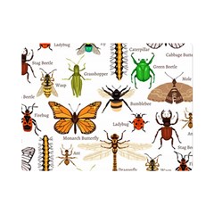 Insects-seamless-pattern Premium Plush Fleece Blanket (mini)