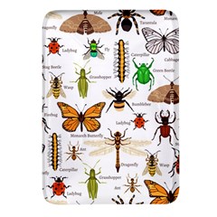 Insects-seamless-pattern Rectangular Glass Fridge Magnet (4 pack)