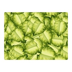 Seamless-pattern-with-green-leaves Two Sides Premium Plush Fleece Blanket (mini) by Amaryn4rt