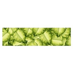 Seamless-pattern-with-green-leaves Oblong Satin Scarf (16  X 60 ) by Amaryn4rt