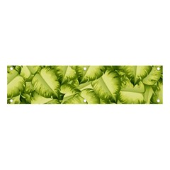 Seamless-pattern-with-green-leaves Banner And Sign 4  X 1 