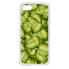 Seamless-pattern-with-green-leaves Iphone Se by Amaryn4rt