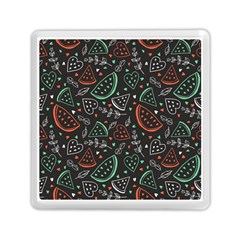 Seamless-vector-pattern-with-watermelons-mint -- Memory Card Reader (square) by Amaryn4rt