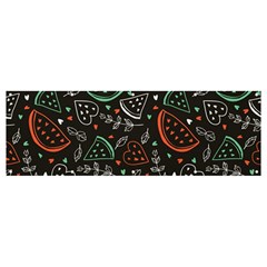 Seamless-vector-pattern-with-watermelons-mint -- Banner And Sign 12  X 4  by Amaryn4rt