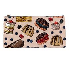 Seamless-pattern-with-sweet-cakes-berries Pencil Case by Amaryn4rt