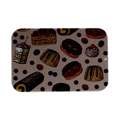 Seamless-pattern-with-sweet-cakes-berries Open Lid Metal Box (silver)  