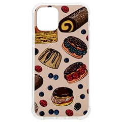 Seamless-pattern-with-sweet-cakes-berries Iphone 12/12 Pro Tpu Uv Print Case by Amaryn4rt