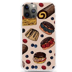 Seamless-pattern-with-sweet-cakes-berries Iphone 12 Pro Max Tpu Uv Print Case by Amaryn4rt