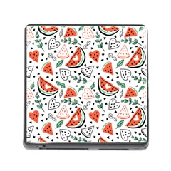 Seamless-vector-pattern-with-watermelons-mint Memory Card Reader (square 5 Slot) by Amaryn4rt