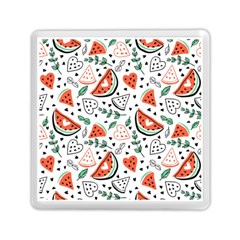 Seamless-vector-pattern-with-watermelons-mint Memory Card Reader (square) by Amaryn4rt