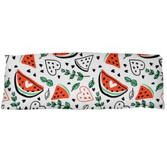 Seamless-vector-pattern-with-watermelons-mint Body Pillow Case (dakimakura) by Amaryn4rt