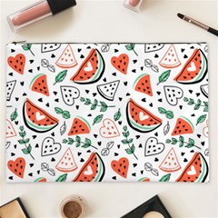 Seamless-vector-pattern-with-watermelons-mint Cosmetic Bag (xxl) by Amaryn4rt