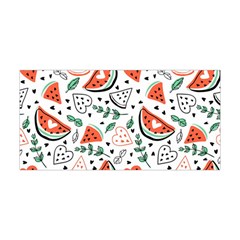 Seamless-vector-pattern-with-watermelons-mint Yoga Headband by Amaryn4rt