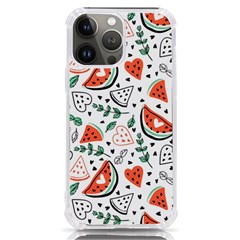 Seamless-vector-pattern-with-watermelons-mint Iphone 13 Pro Max Tpu Uv Print Case by Amaryn4rt