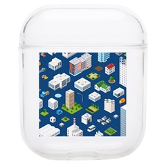 Isometric-seamless-pattern-megapolis Airpods 1/2 Case by Amaryn4rt