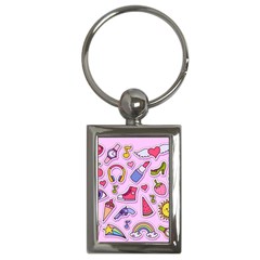 Fashion-patch-set Key Chain (rectangle) by Amaryn4rt