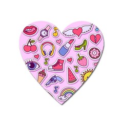 Fashion-patch-set Heart Magnet by Amaryn4rt