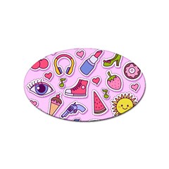 Fashion-patch-set Sticker Oval (100 pack)