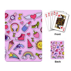 Fashion-patch-set Playing Cards Single Design (Rectangle)