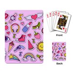 Fashion-patch-set Playing Cards Single Design (Rectangle) Back