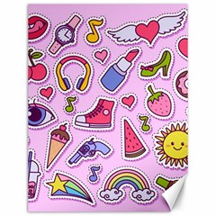 Fashion-patch-set Canvas 12  x 16 