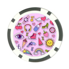 Fashion-patch-set Poker Chip Card Guard