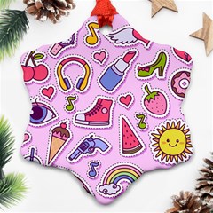 Fashion-patch-set Ornament (Snowflake)