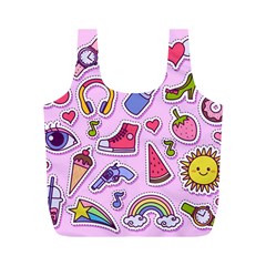 Fashion-patch-set Full Print Recycle Bag (m) by Amaryn4rt