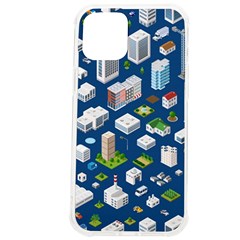 Isometric-seamless-pattern-megapolis Iphone 12 Pro Max Tpu Uv Print Case by Amaryn4rt