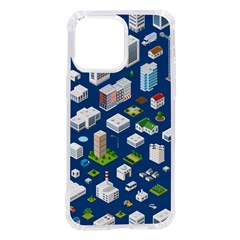 Isometric-seamless-pattern-megapolis Iphone 14 Pro Max Tpu Uv Print Case by Amaryn4rt