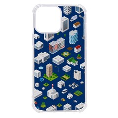 Isometric-seamless-pattern-megapolis Iphone 13 Pro Max Tpu Uv Print Case by Amaryn4rt