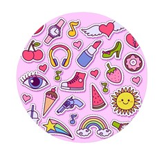 Fashion-patch-set Mini Round Pill Box