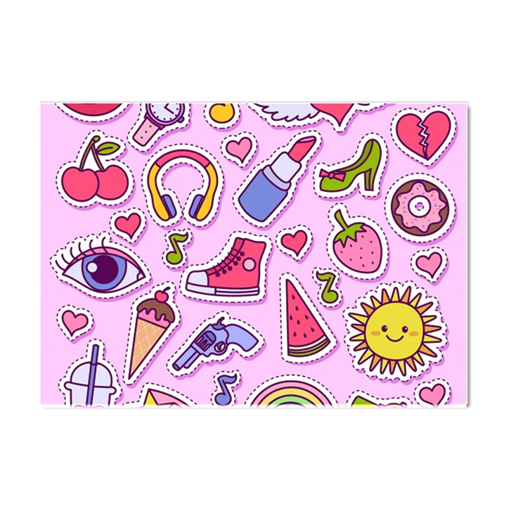 Fashion-patch-set Crystal Sticker (A4)