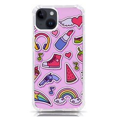 Fashion-patch-set iPhone 14 TPU UV Print Case