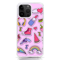 Fashion-patch-set iPhone 14 Pro Max TPU UV Print Case