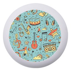 Seamless-pattern-musical-instruments-notes-headphones-player Dento Box With Mirror by Amaryn4rt