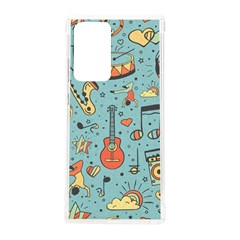 Seamless-pattern-musical-instruments-notes-headphones-player Samsung Galaxy Note 20 Ultra Tpu Uv Case by Amaryn4rt