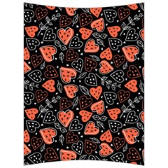 Seamless-vector-pattern-with-watermelons-hearts-mint Back Support Cushion by Amaryn4rt