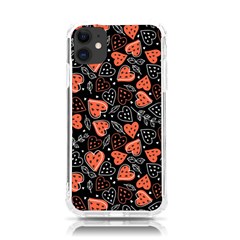 Seamless-vector-pattern-with-watermelons-hearts-mint Iphone 11 Tpu Uv Print Case by Amaryn4rt