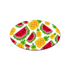 Watermelon-pattern-se-fruit-summer Sticker Oval (10 Pack) by Amaryn4rt