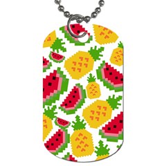 Watermelon-pattern-se-fruit-summer Dog Tag (two Sides) by Amaryn4rt