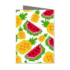 Watermelon-pattern-se-fruit-summer Mini Greeting Cards (pkg Of 8) by Amaryn4rt