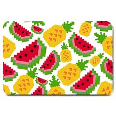 Watermelon-pattern-se-fruit-summer Large Doormat by Amaryn4rt