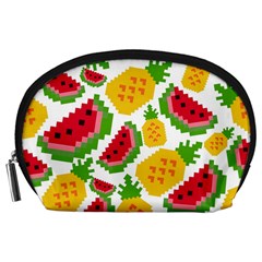 Watermelon-pattern-se-fruit-summer Accessory Pouch (large) by Amaryn4rt