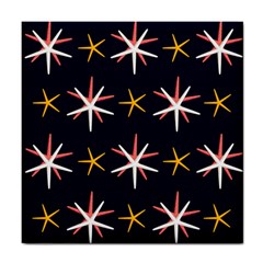 Sea-stars-pattern-sea-texture Tile Coaster by Amaryn4rt