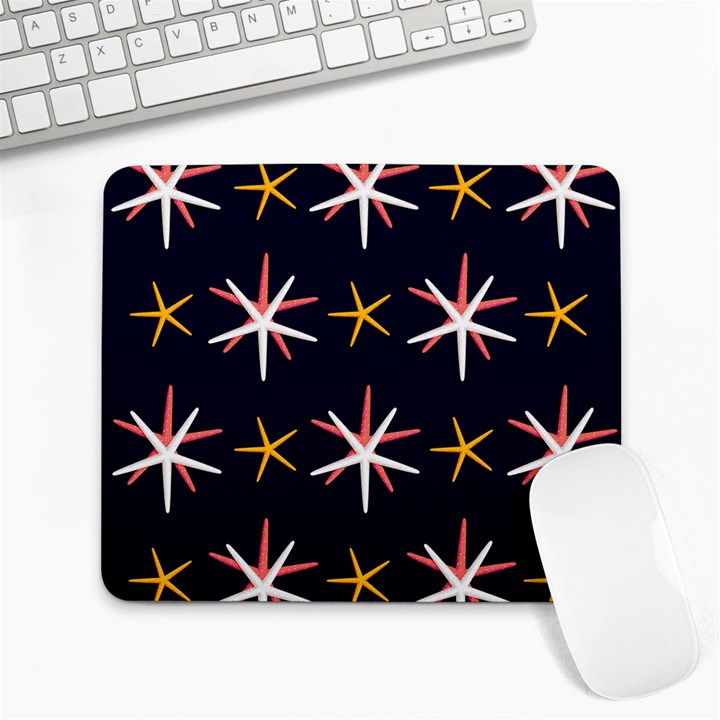 Sea-stars-pattern-sea-texture Large Mousepad