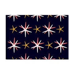 Sea-stars-pattern-sea-texture Sticker A4 (10 Pack) by Amaryn4rt