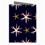 Sea-stars-pattern-sea-texture Greeting Card Right